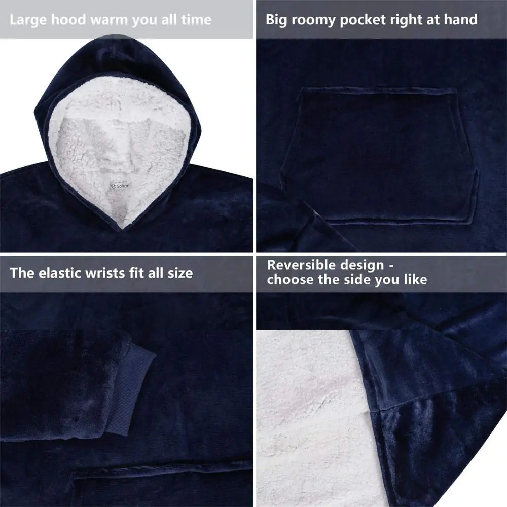 Blanket Hoodie Oversized - Di Supremo