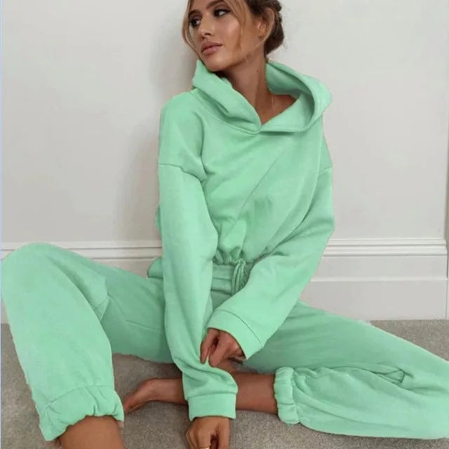 Winter Two Piece Sets Women Tracksuit - Di Supremo