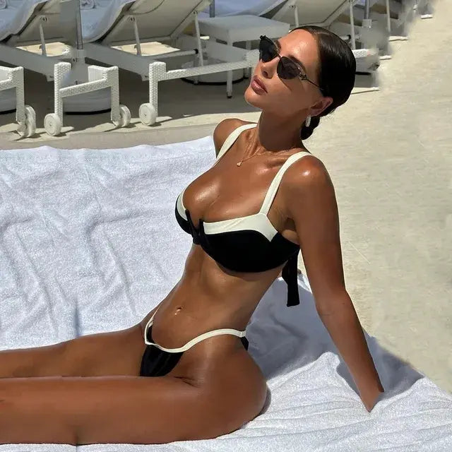 Stylish Push Up Bikini Set - Di Supremo