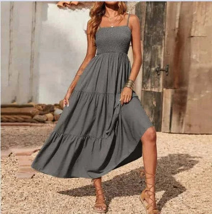 Multi-Layer Chiffon Swing Dress