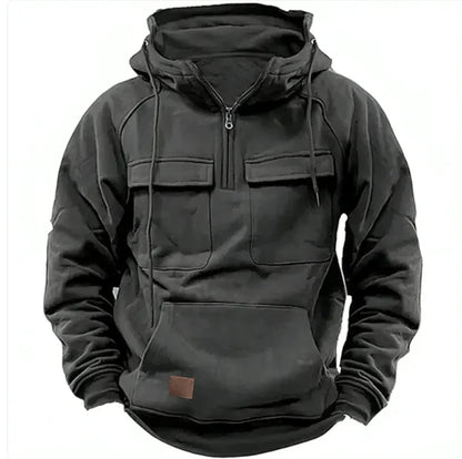 Men's Solid Color Casual Sweatshirt - Di Supremo
