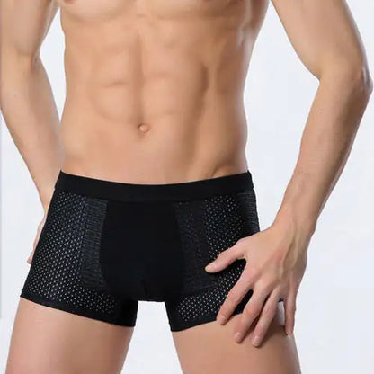 Ice silk men's underwear mesh boxer - Di Supremo