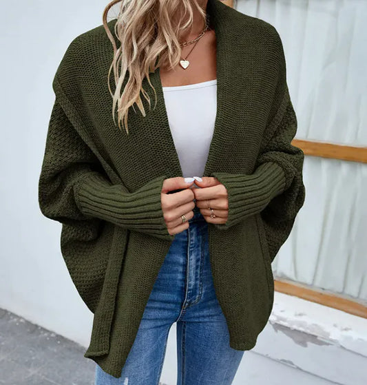 Loose Knitted Sweater Cardigan - Di Supremo