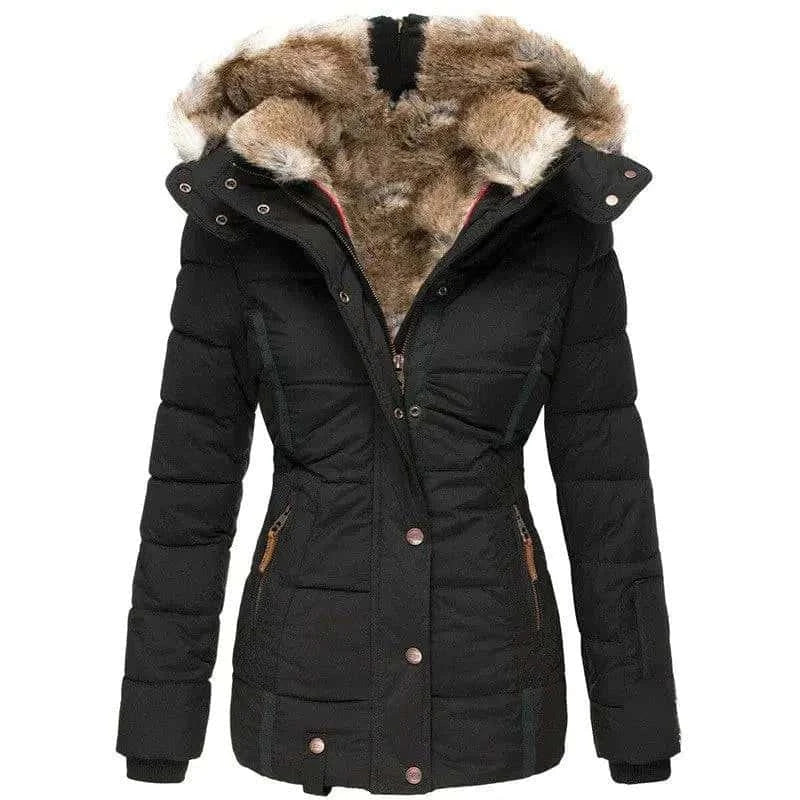 Winter Puffer Jacket with Faux Fur My Shop Saver