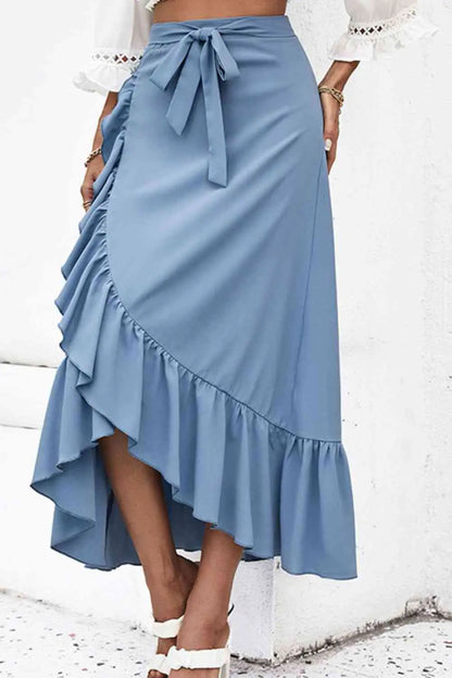 Owen Ruffle Trim Skirt - Di Supremo