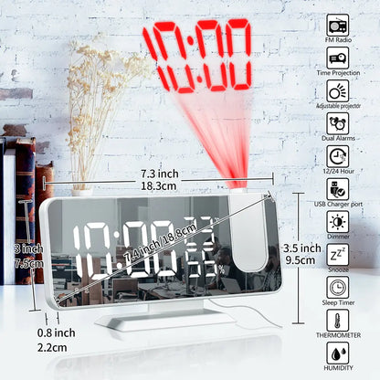 LED Digital Projection Clock - Di Supremo