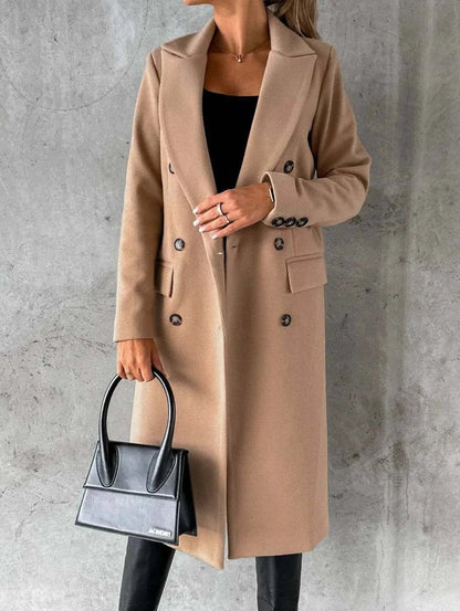 Double-Breasted Long Coat - Di Supremo
