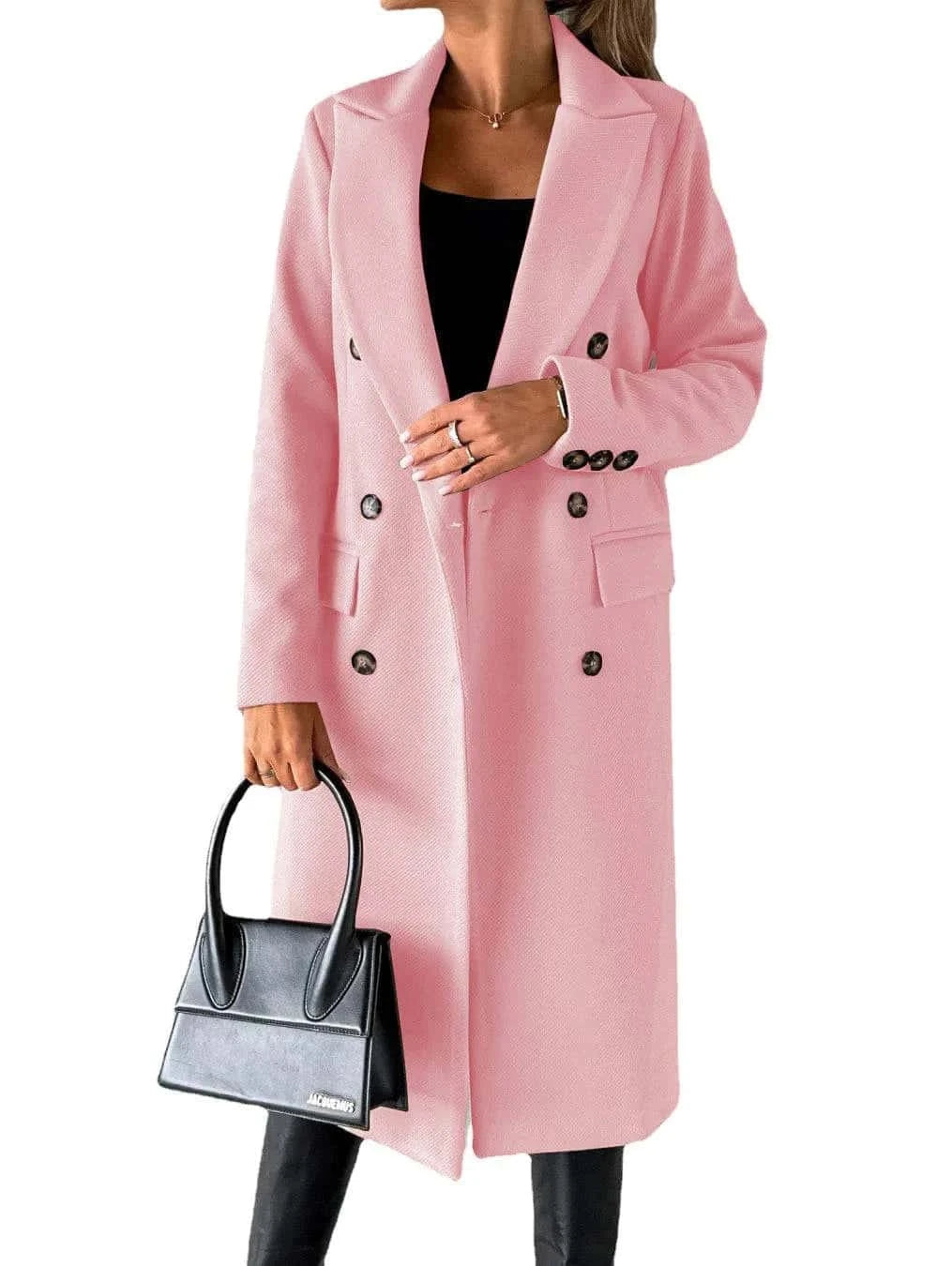 Double-Breasted Long Coat - Di Supremo