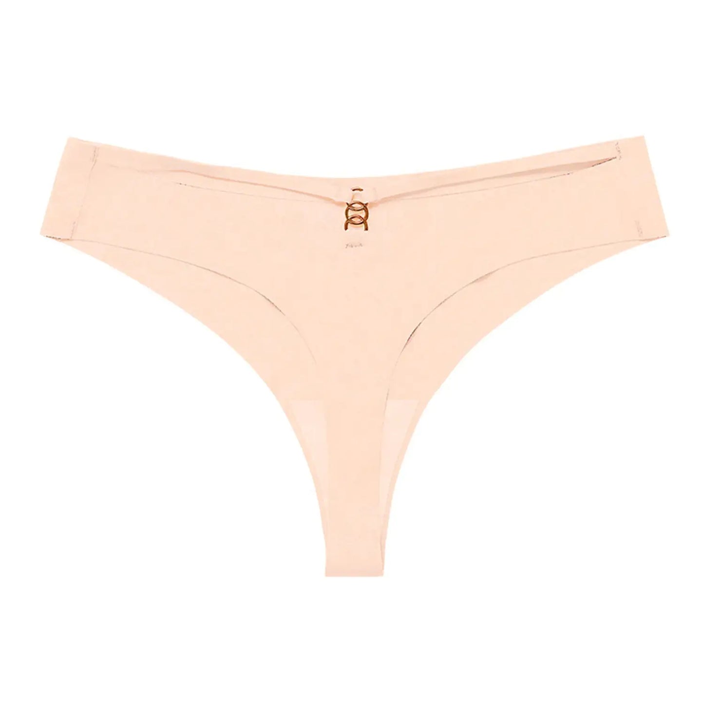 seamless ice silk one-piece sports underwear t-string for women - di supremo
