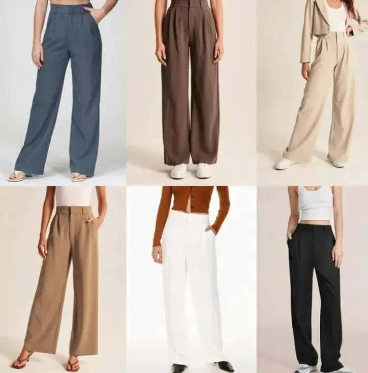 High Waist Straight Trousers - Di Supremo