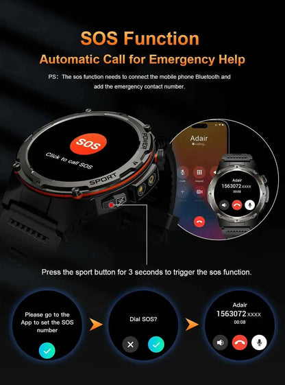 New Military Sport Smartwatch My Shop Saver