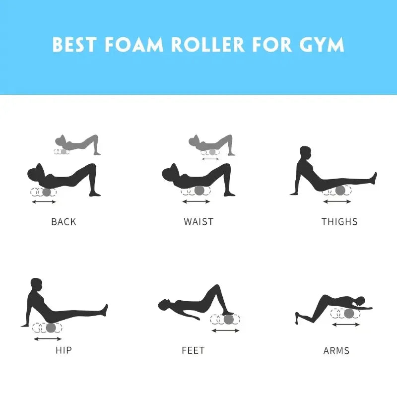 Foam Massage Roller – Hollow Yoga Column for Muscle Relief & Rehab - Di Supremo