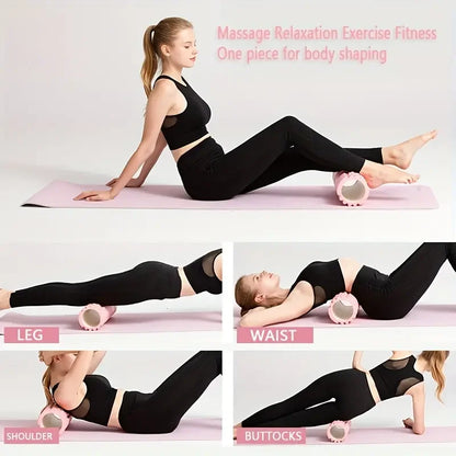 Foam Massage Roller – Hollow Yoga Column for Muscle Relief & Rehab - Di Supremo
