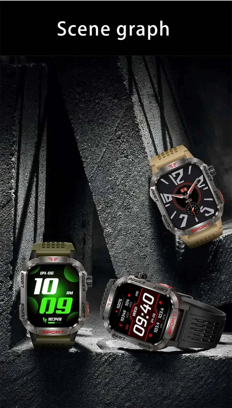 Military-Grade GPS Smartwatch My Shop Saver