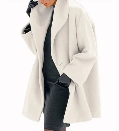 Trendy Multi-Color Loose Sweater Coat - Di Supremo