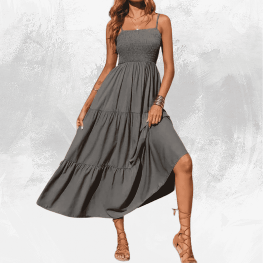 Multi-Layer Chiffon Swing Dress