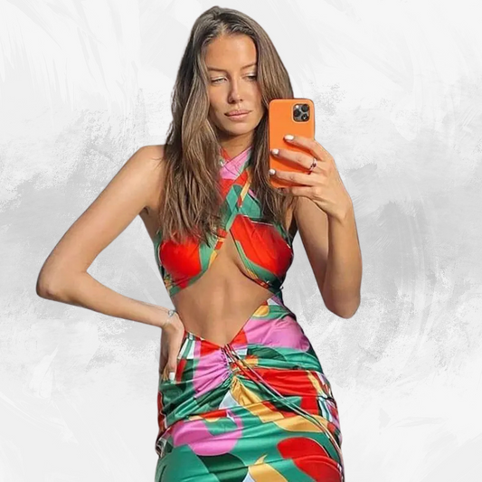 Amala Two Piece Skirt Set - Di Supremo