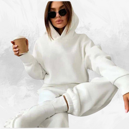 Women's Knitted Fleece Casual Two-Piece Set