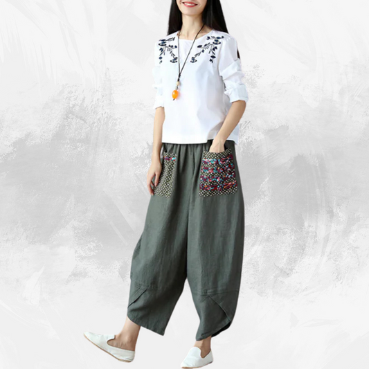 Wide Leg Harem Pants - Di Supremo
