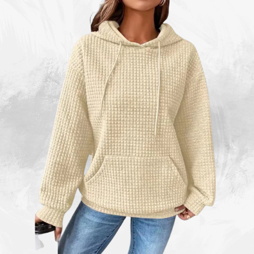 Women's Loose Casual Solid Color Long-sleeved Sweater - Di Supremo