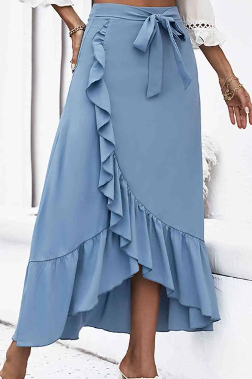Owen Ruffle Trim Skirt - Di Supremo