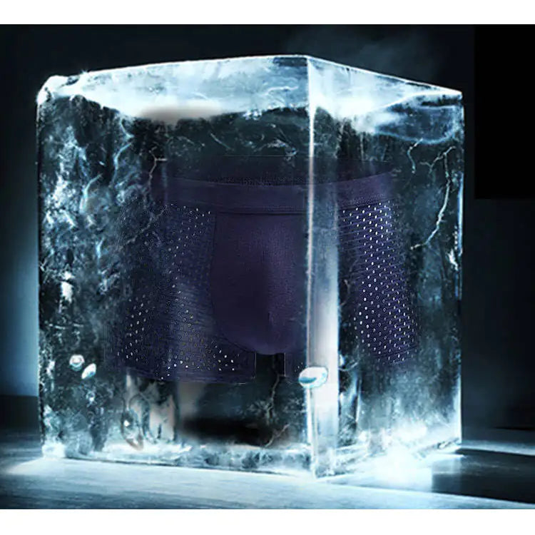 Ice silk men's underwear mesh boxer - Di Supremo