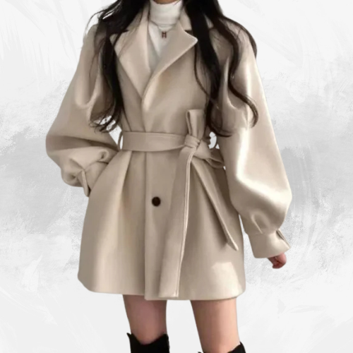 Woolen Loose Wind Coat - Di Supremo