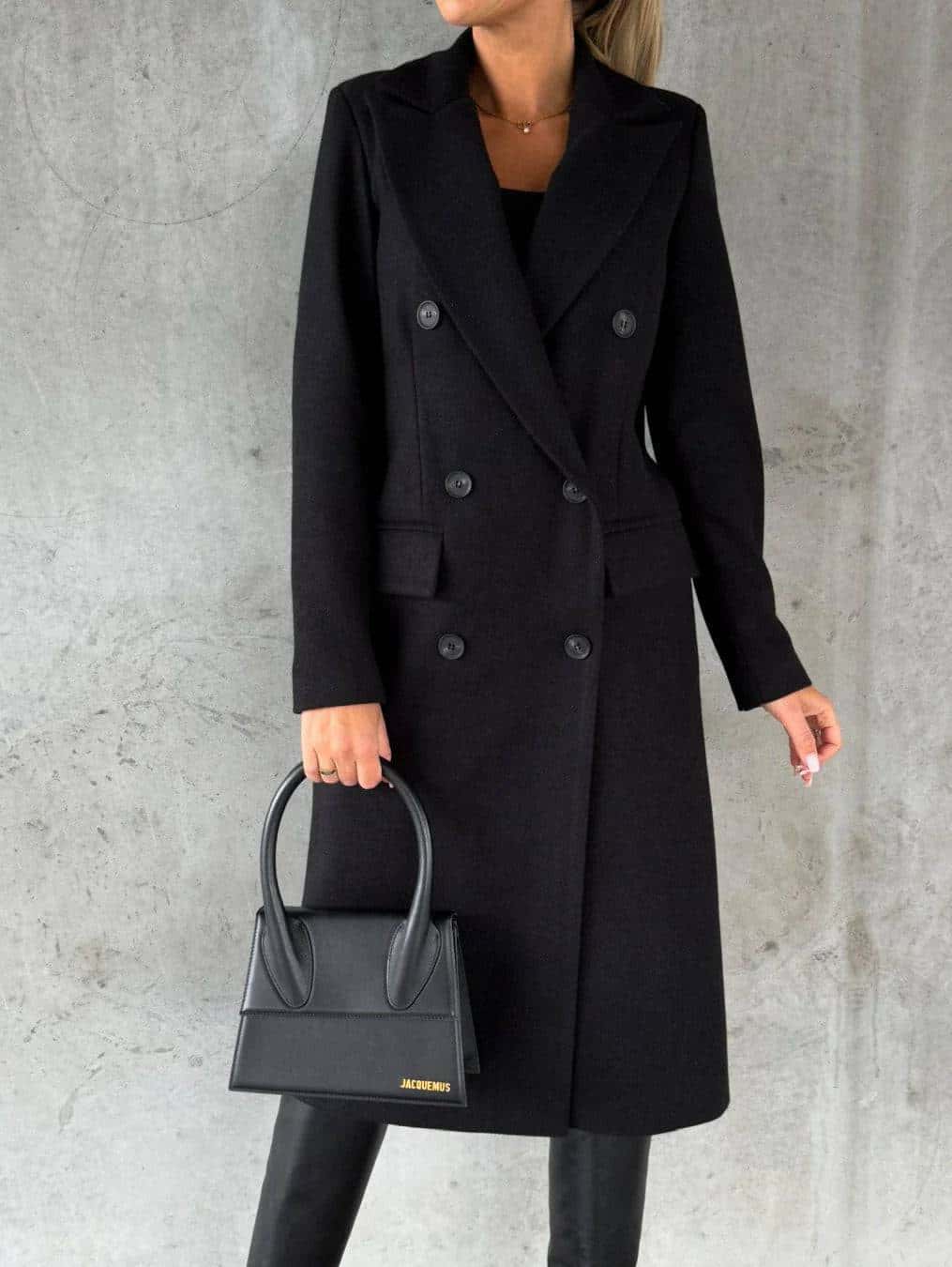 Double-Breasted Long Coat - Di Supremo