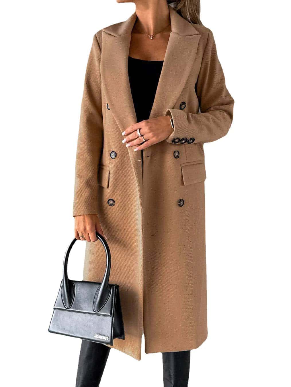 Double-Breasted Long Coat - Di Supremo