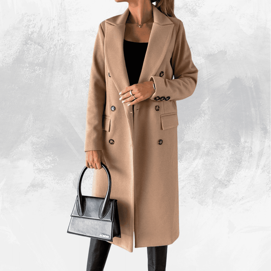 Double-Breasted Long Coat - Di Supremo