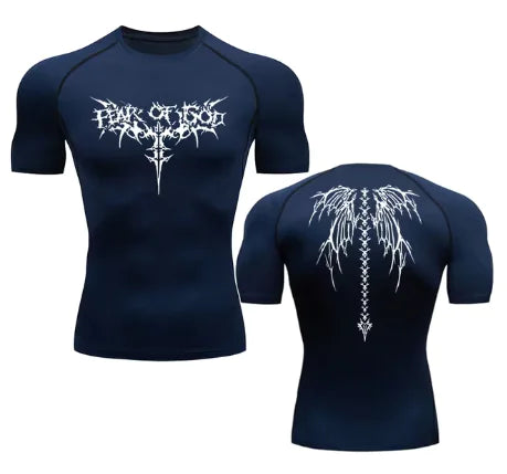 Anime Print Gym Sport Quick Dry Gym TShirts - Di Supremo