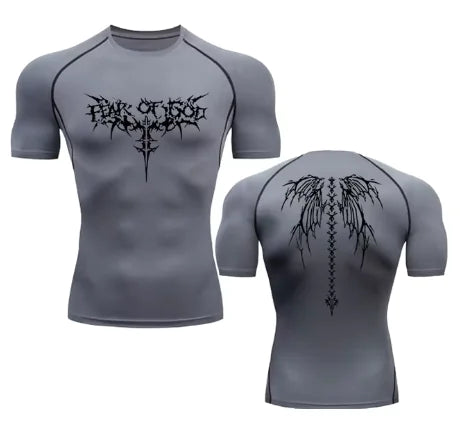 Anime Print Gym Sport Quick Dry Gym TShirts - Di Supremo