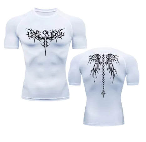 Anime Print Gym Sport Quick Dry Gym TShirts - Di Supremo