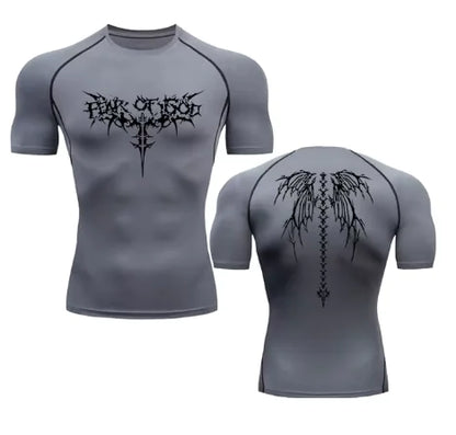 Anime Print Gym Sport Quick Dry Gym TShirts - Di Supremo