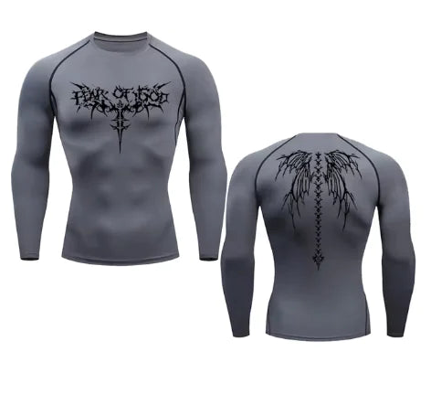 anime print gym sport quick dry gym tshirts - di supremo