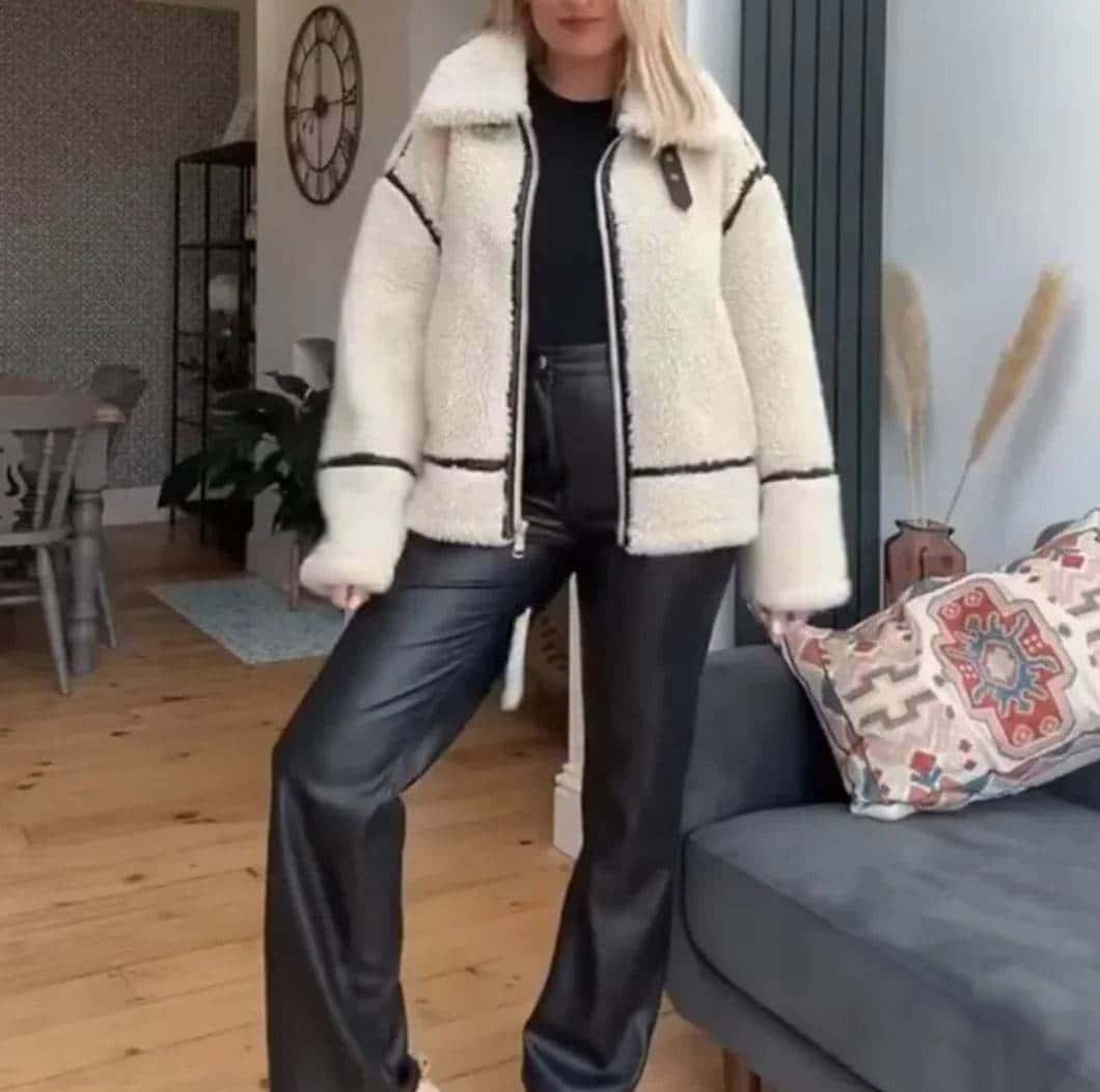 Women's Patchwork Lambswool Jacket - Di Supremo