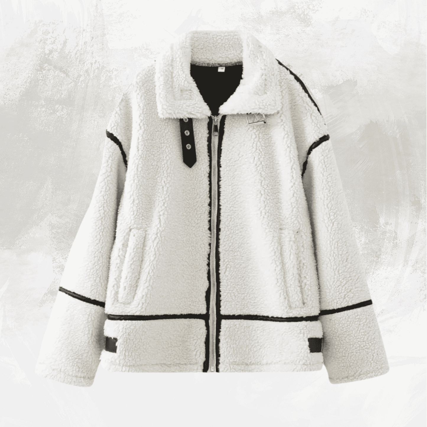 women's patchwork lambswool jacket - di supremo