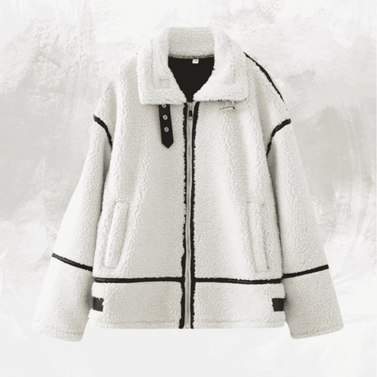 Women's Patchwork Lambswool Jacket - Di Supremo