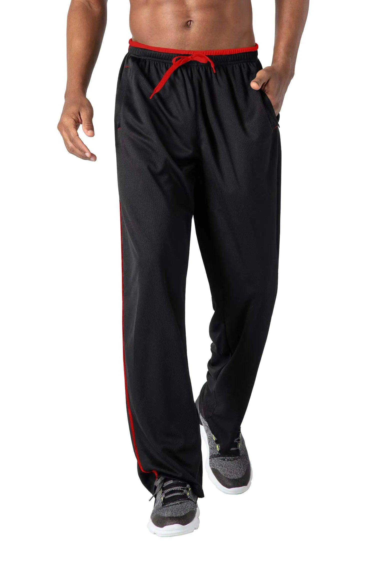 BIYLACLESEN Sweatpants for Men Gym Pants Men Training Pants Men Track Pants Men Polyester Athletic Pants Mens Mesh Pants Yoga Pants - Di Supremo