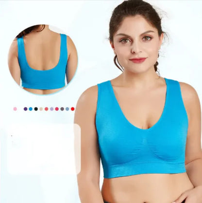 Plus Size Seamless Push-Up Bralette - Di Supremo