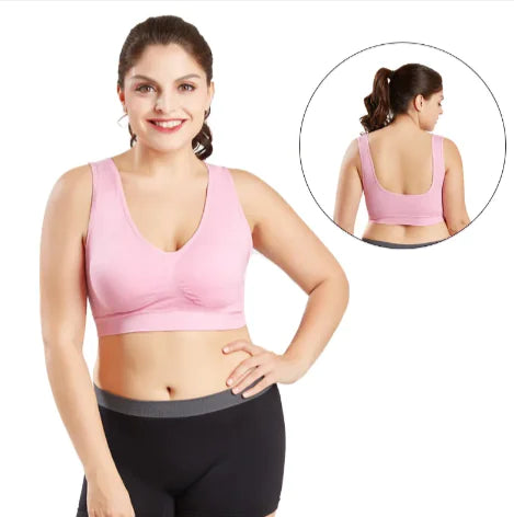 Plus Size Seamless Push-Up Bralette - Di Supremo