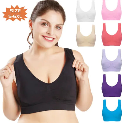 Plus Size Seamless Push-Up Bralette - Di Supremo
