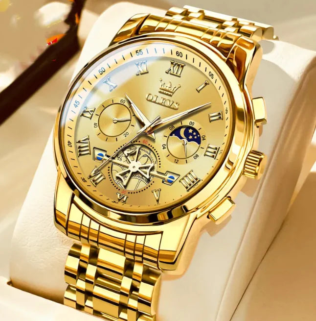 waterproof quartz watch for men - di supremo