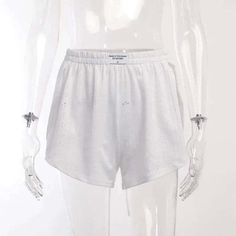 Women's Pajamas Set - Spring Long Sleeve Tops with Shorts Di Supremo