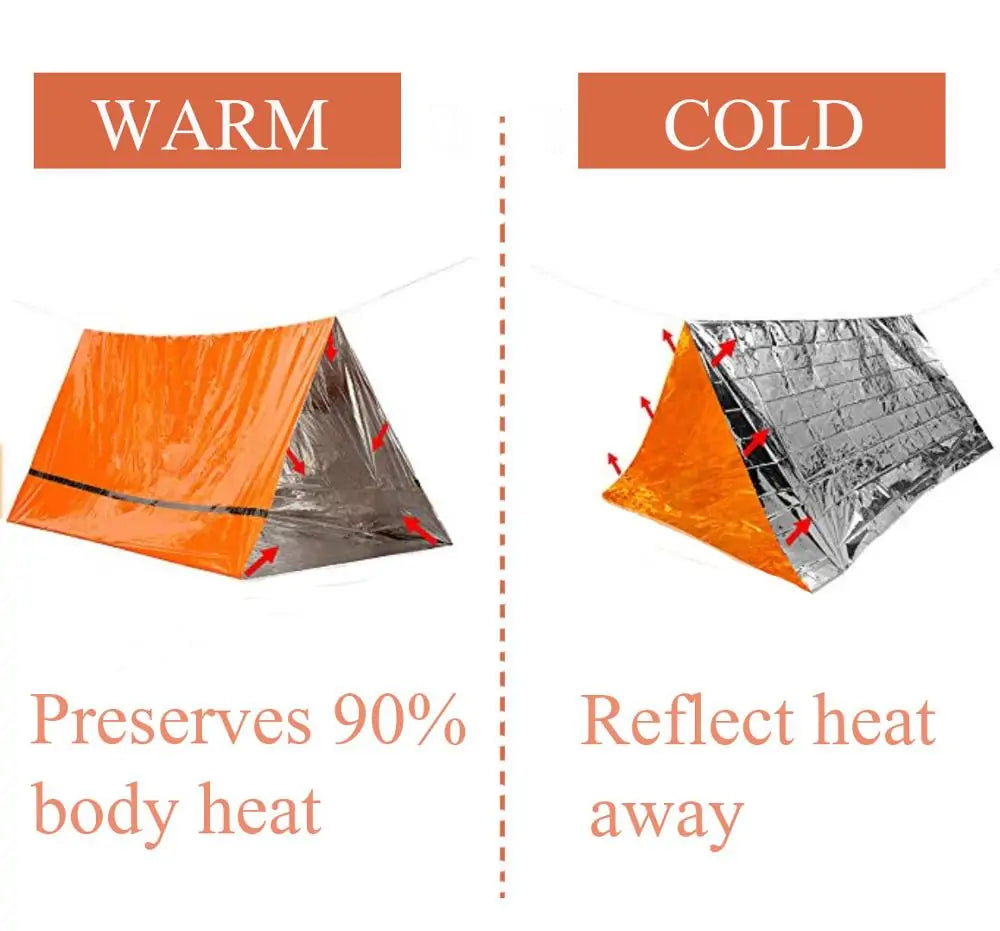 Survival Tube Emergency Tent With Whistle - Di Supremo