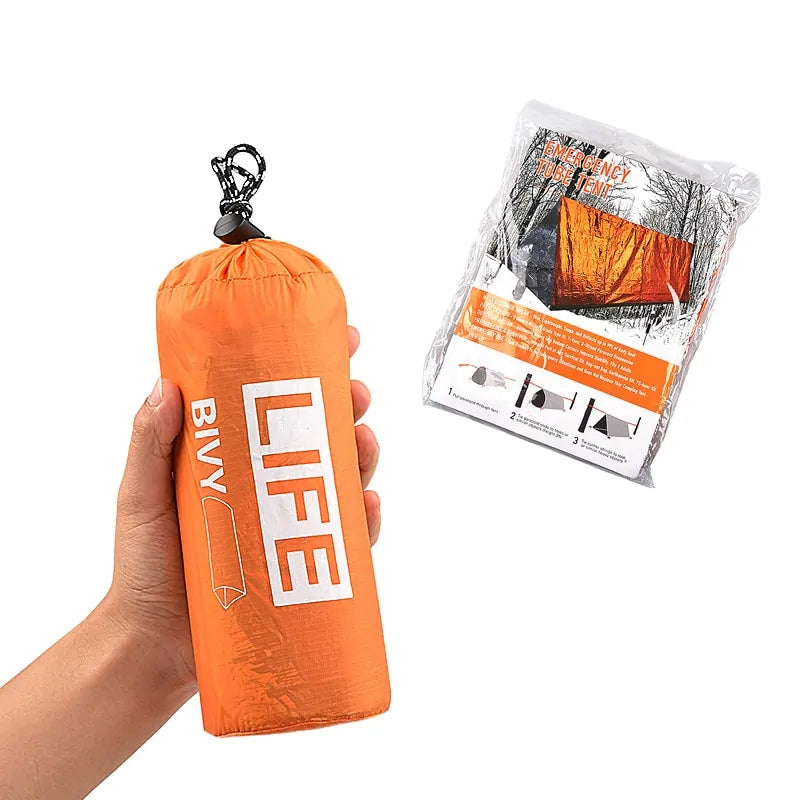 Survival Tube Emergency Tent With Whistle - Di Supremo