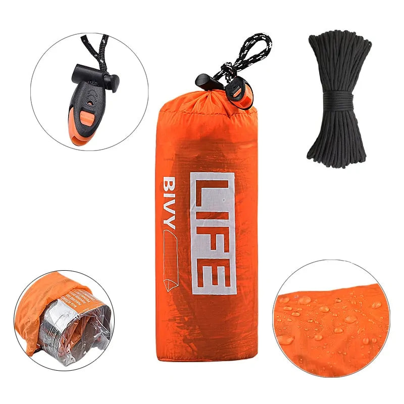 Survival Tube Emergency Tent With Whistle - Di Supremo