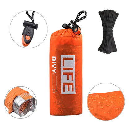 Survival Tube Emergency Tent With Whistle - Di Supremo