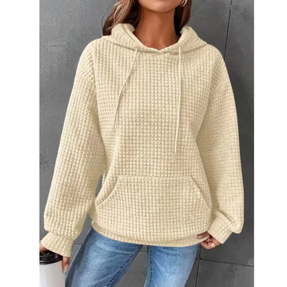 Women's Loose Casual Solid Color Long-sleeved Sweater - Di Supremo