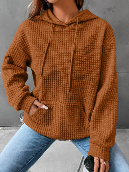 Women's Loose Casual Solid Color Long-sleeved Sweater - Di Supremo